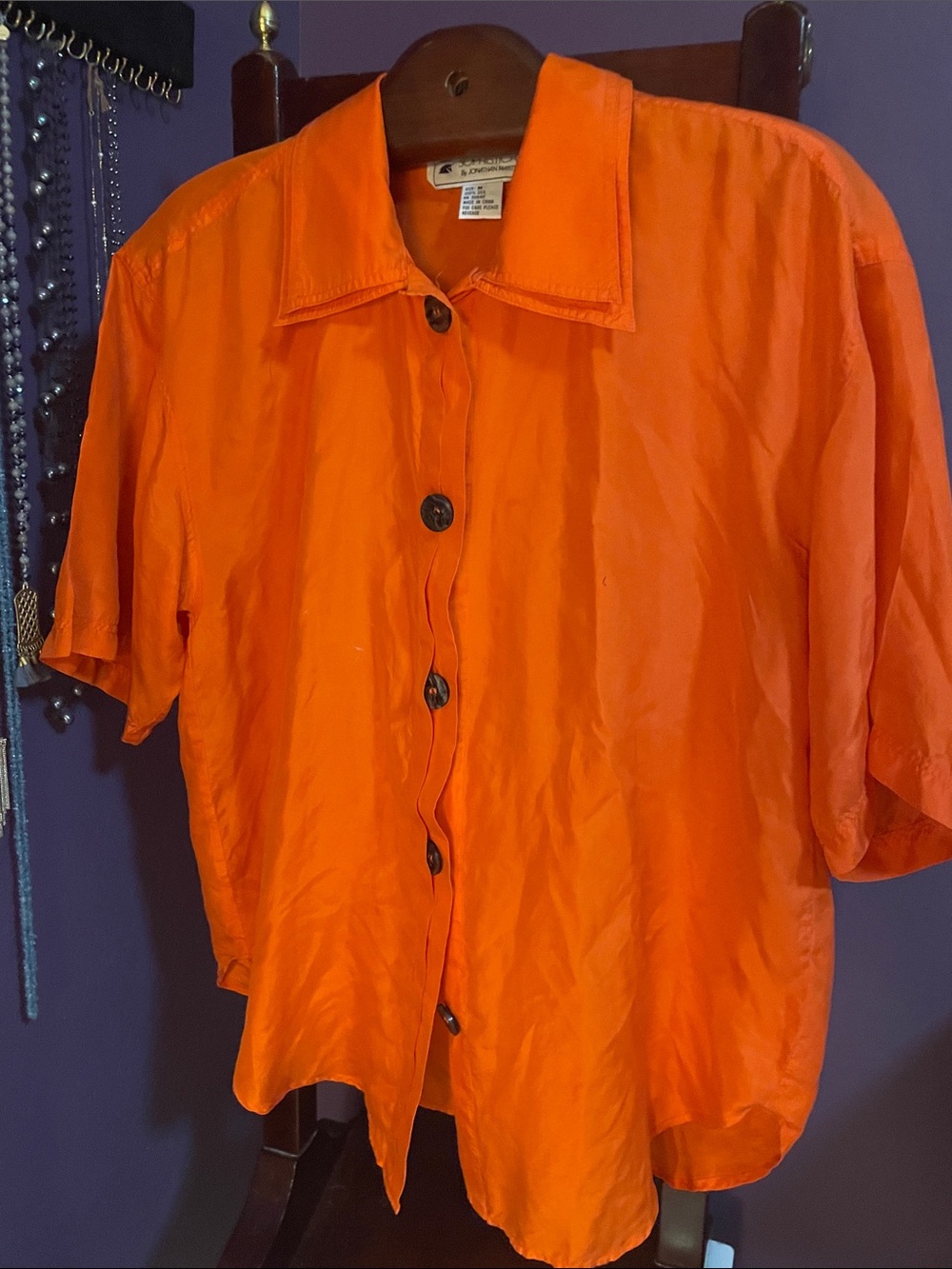 VTG J MARTIN SILK SHIRT